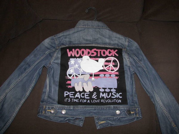 Woodstock on Jean Jacket