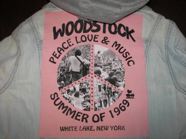 Woodstock on Jean Jacket