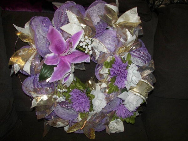 Purple  Wreath