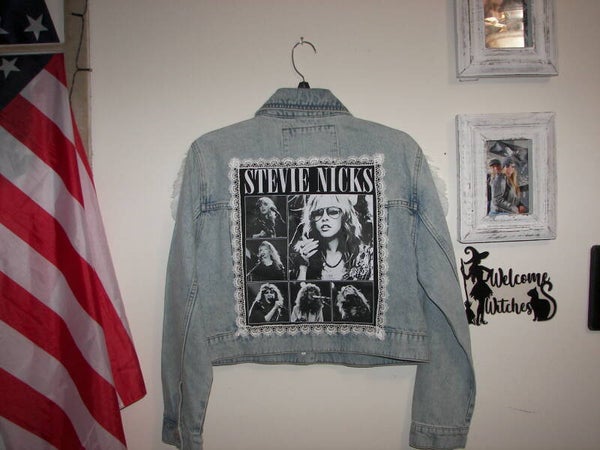 Stevie Nicks Denim Jacket
