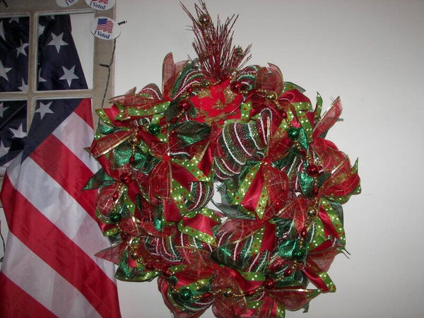 Christmas Wreath with Lights