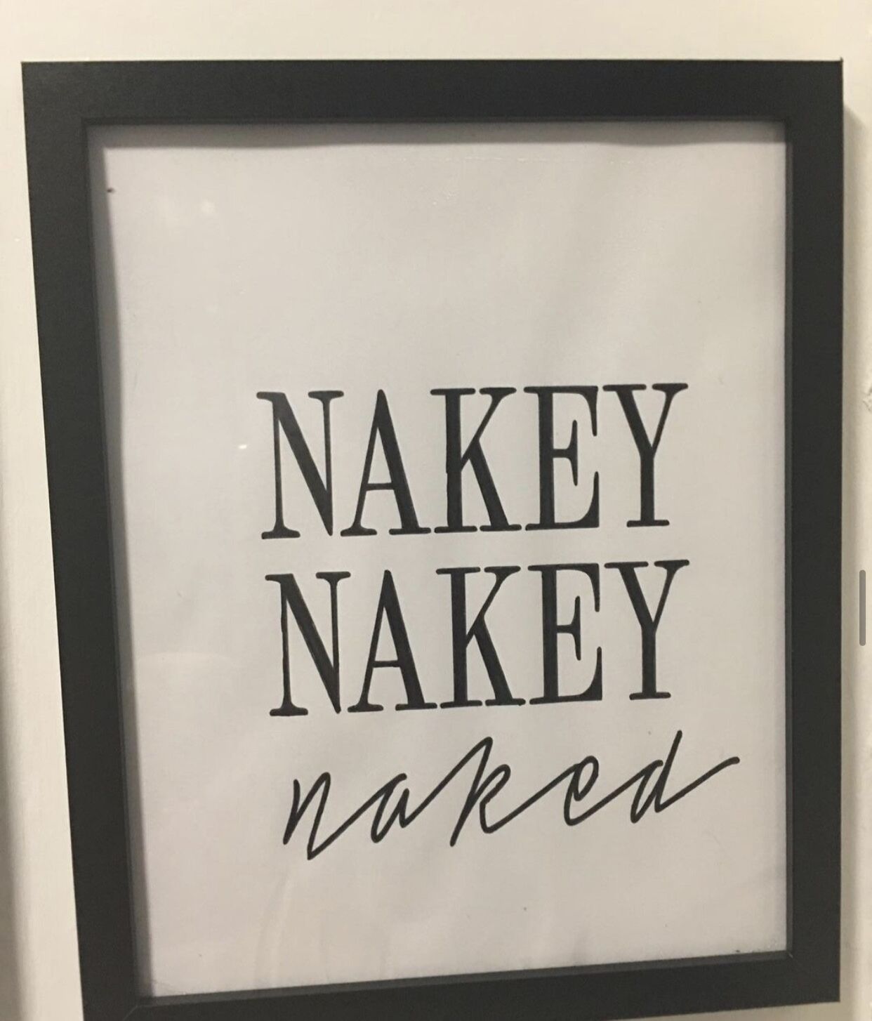 sassy bathroom Frame