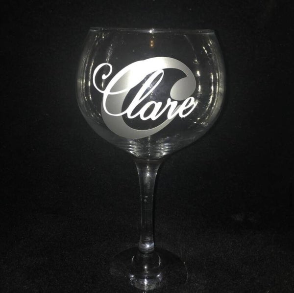 Named Gin Glass