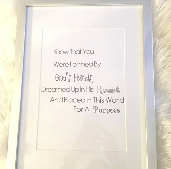Gods Plan Frame