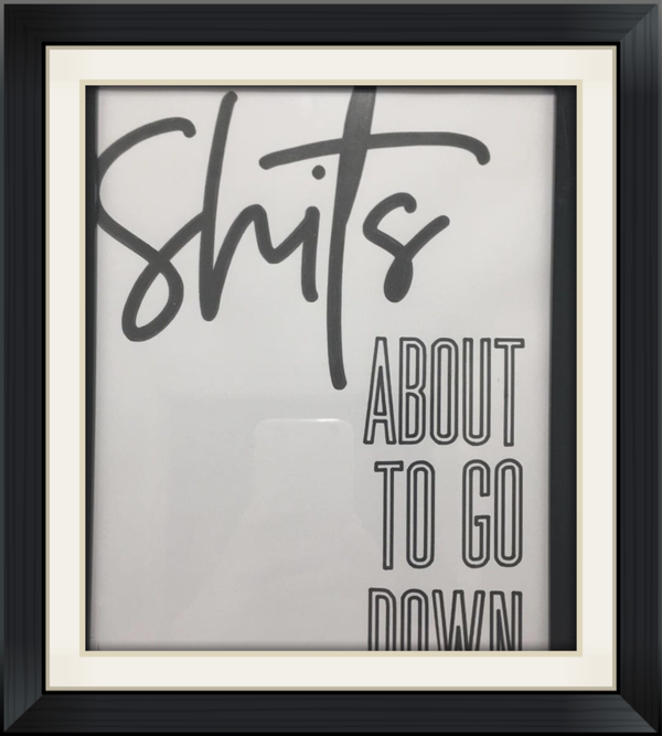 sassy bathroom frame