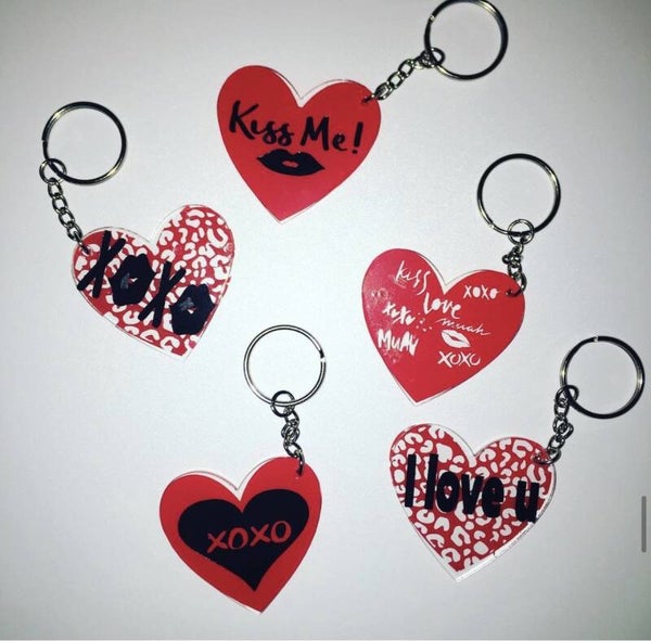 Valentines keyring