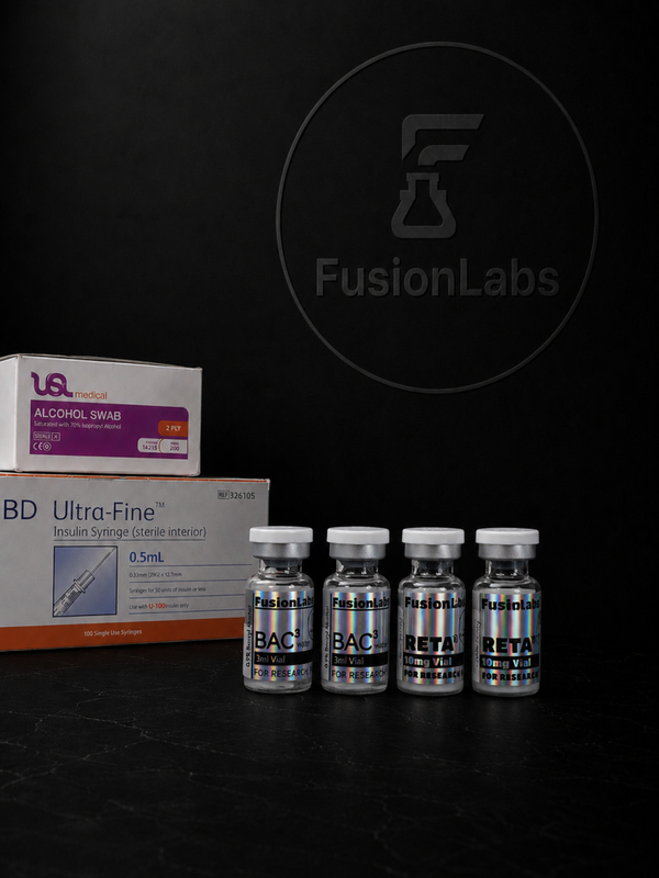 Two Retatratide 10 mg + two bac water 3ml
