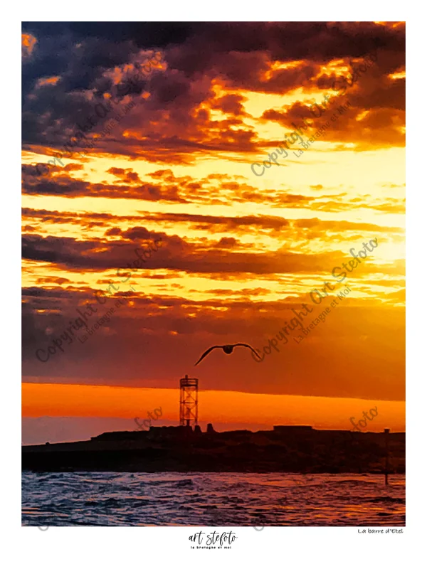 La Barre d'Étel – photo d'art Bretagne par Art Stefoto