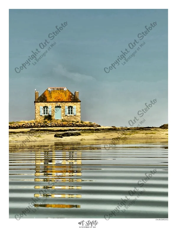 Ondulations à Saint-Cado – photo d'art de Bretagne par Art Stefoto