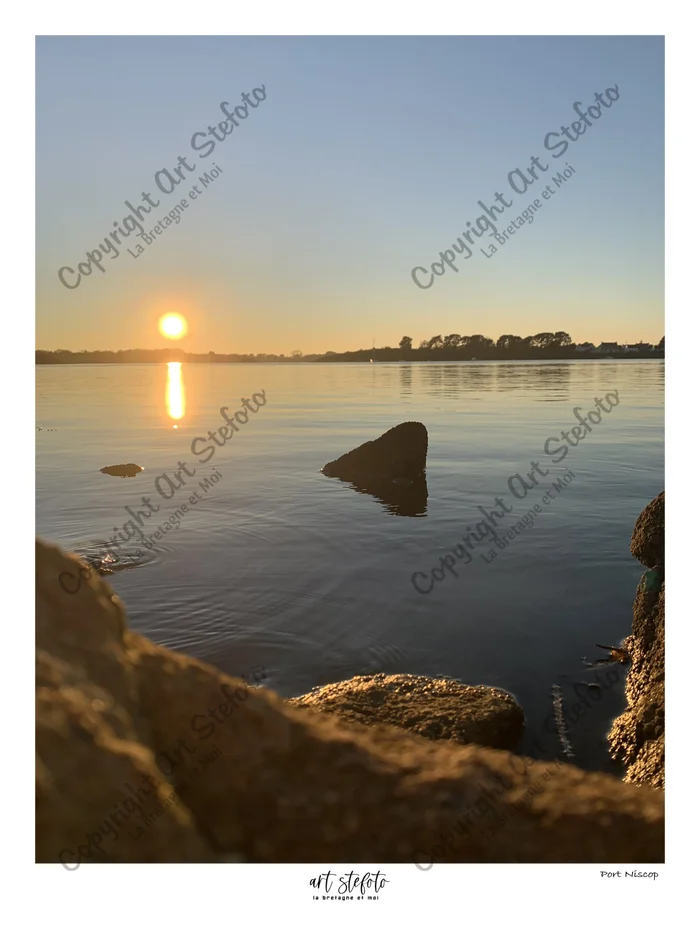 Photo Art Stefoto – Port Niscop au coucher du soleil