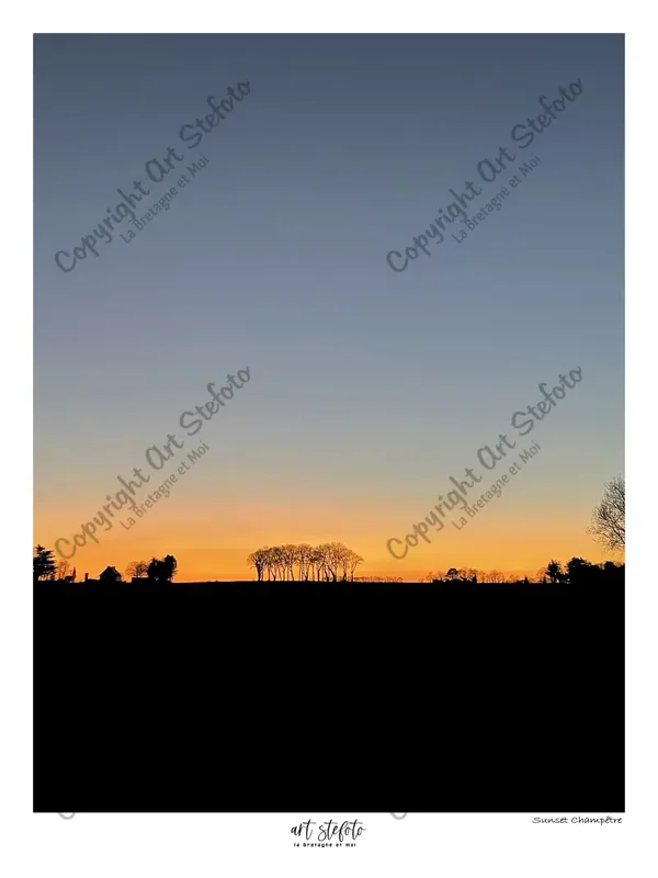 Sunset champêtre