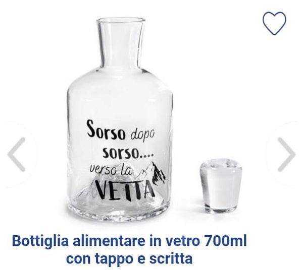 BOTTIGLIA VETRO