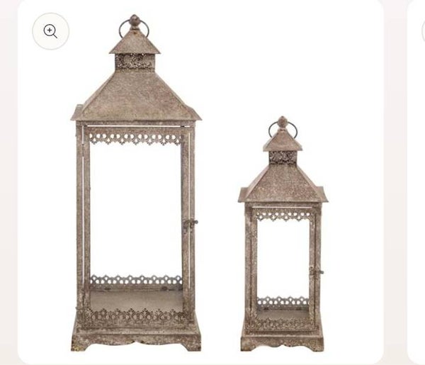 SET LANTERNE BLANC MARICLO'
