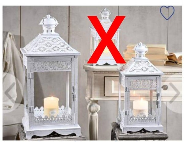 SET LANTERNE BIANCHE