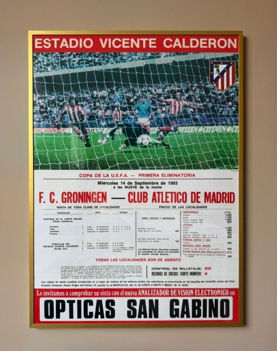 Atlético Madrid - FC Groningen 1983