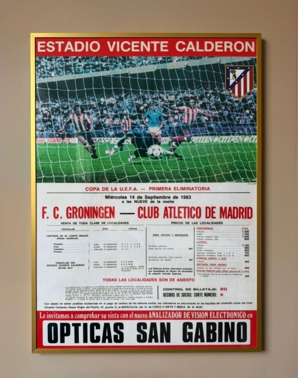 Atlético Madrid - FC Groningen 1983