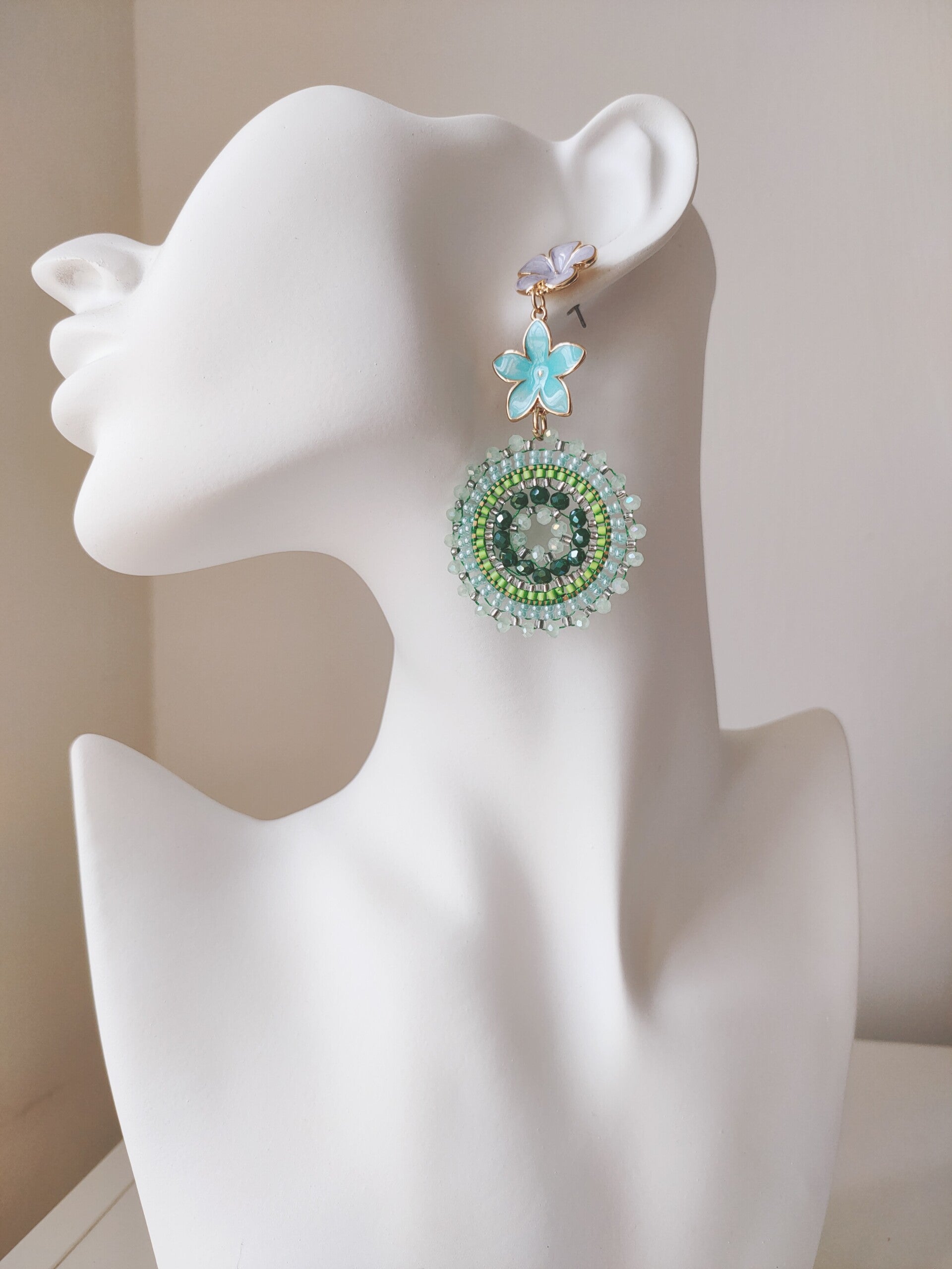 Summer Green oorbellen