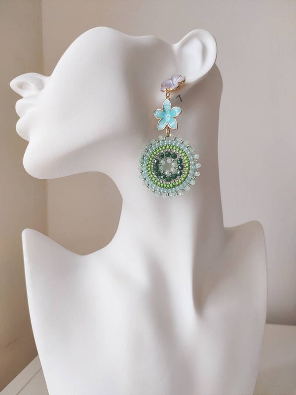Summer Green oorbellen