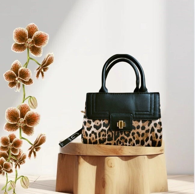 Kleine panter dames tas