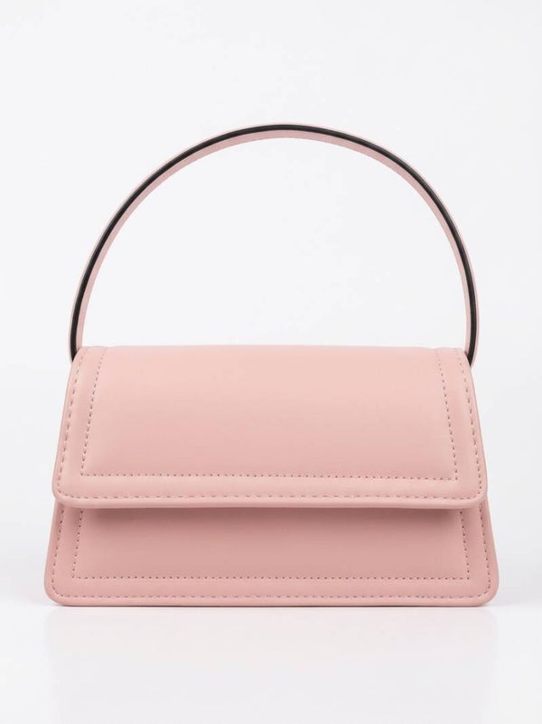 Licht roze avondtas