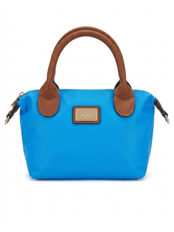 Blauwe mini dames tas