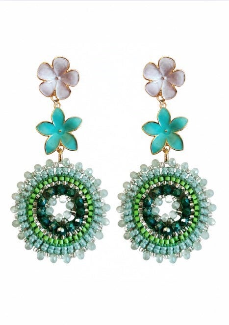 Summer Green oorbellen