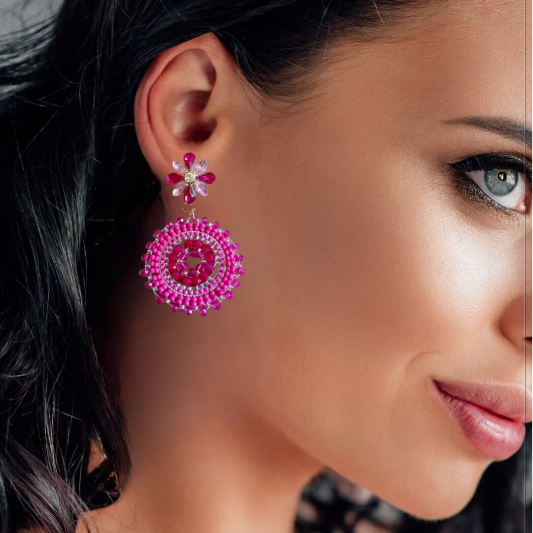 Summer bohemian style oorbellen