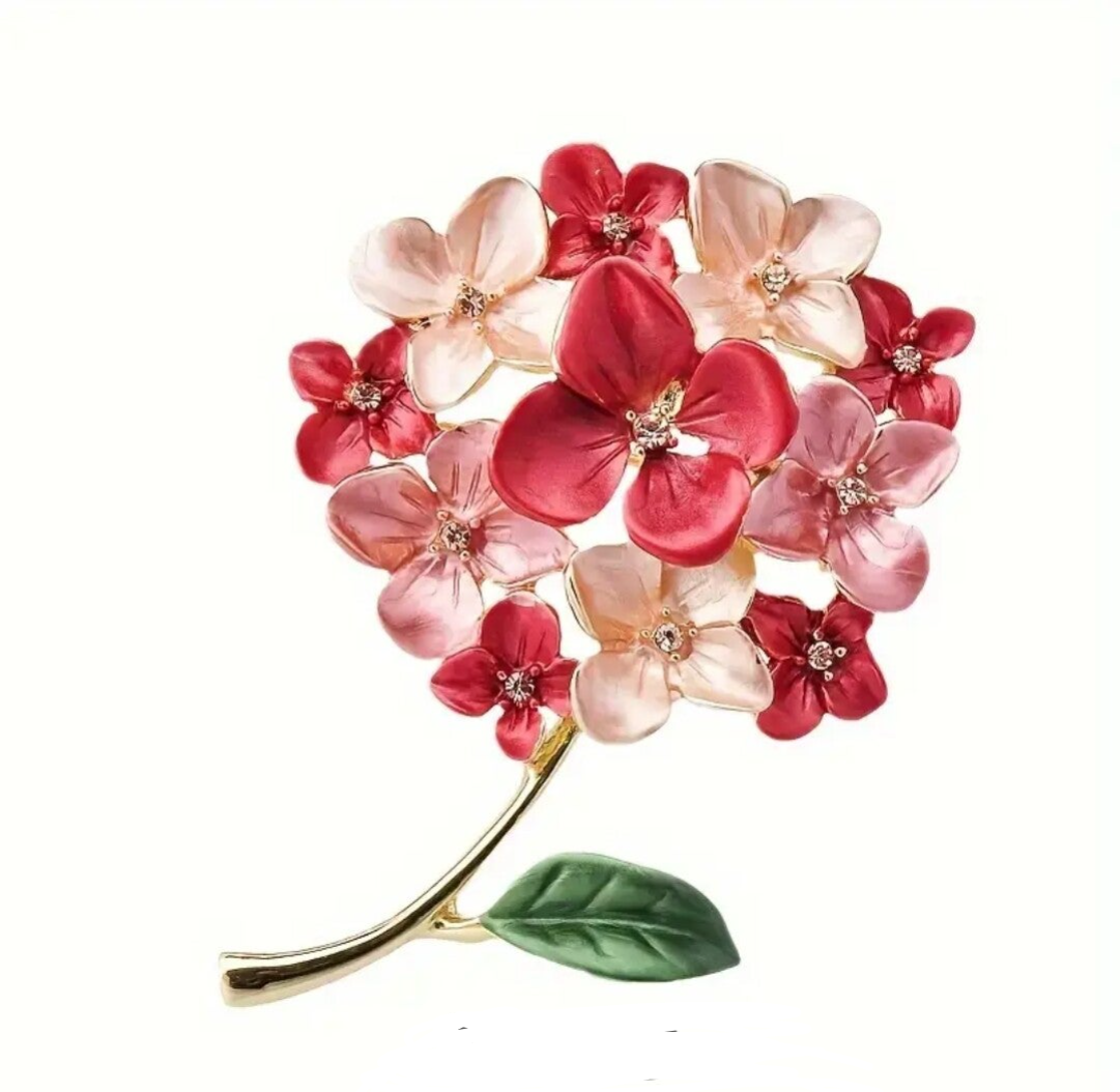 Hortensia broche