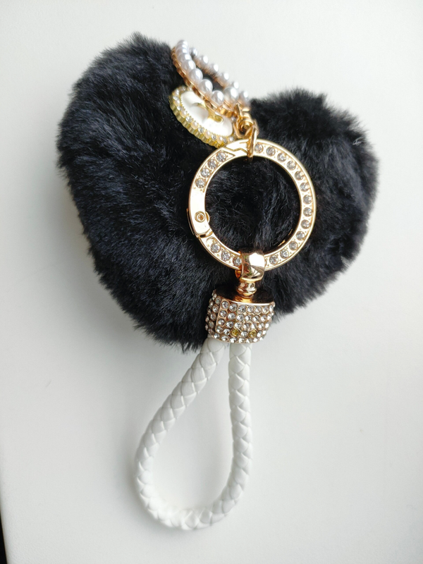 Black & White tassen charm