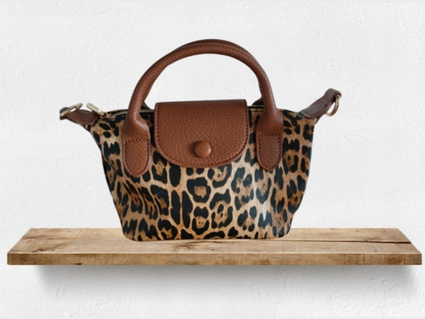 Panter look dames tas