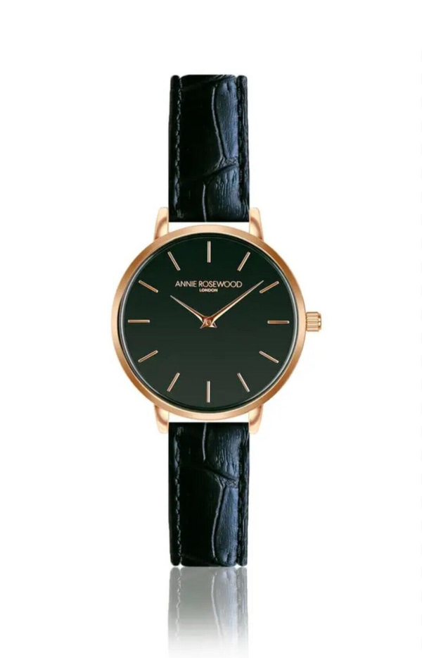 Annie Rosewood dames horloge zwart