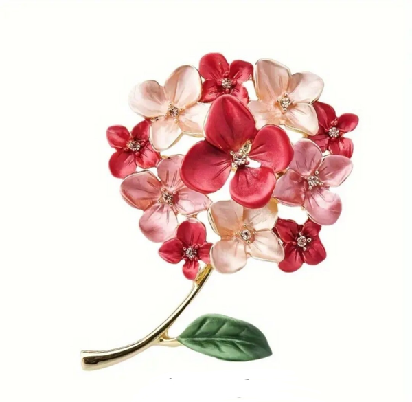 Hortensia broche
