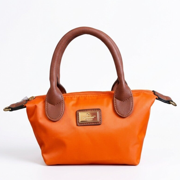 Oranje mini dames tas