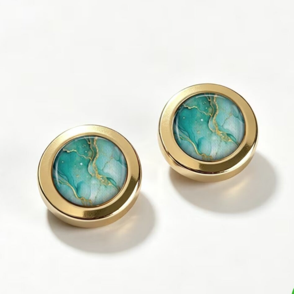 Turquoise knoop covers