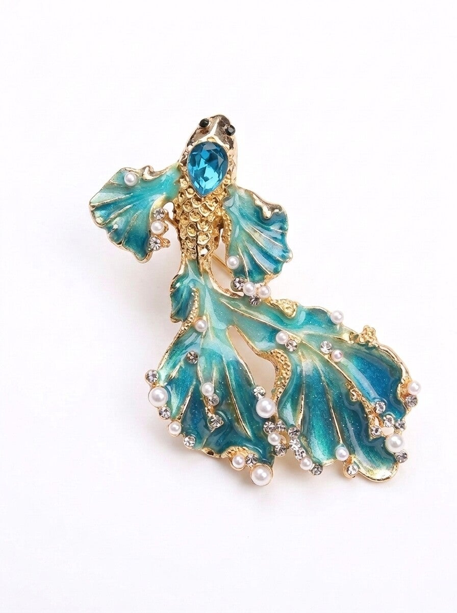 Koi karper broche