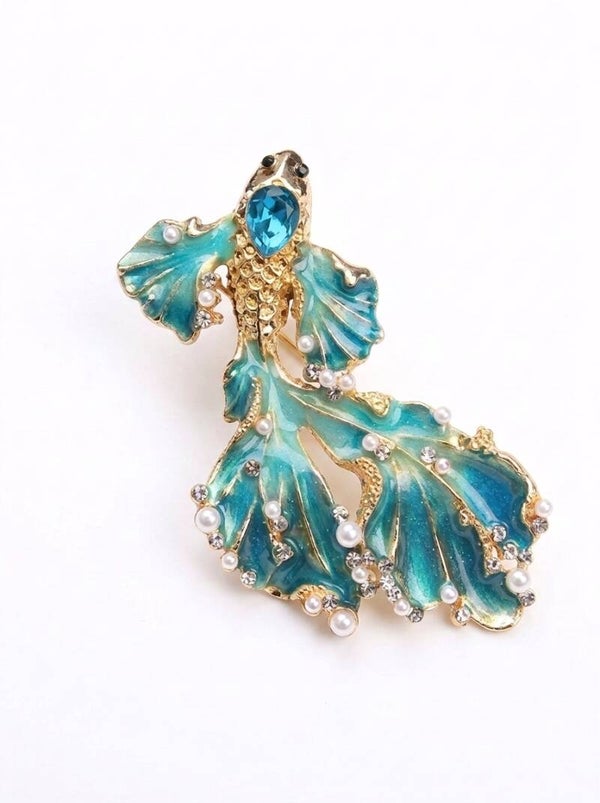 Koi karper broche