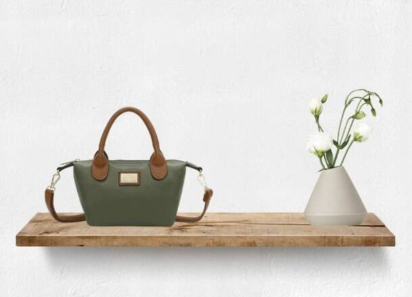 "La Balade" mini tas army green