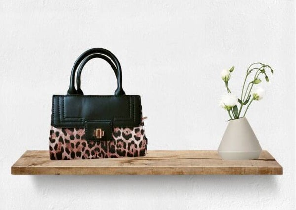 Kleine panter dames tas