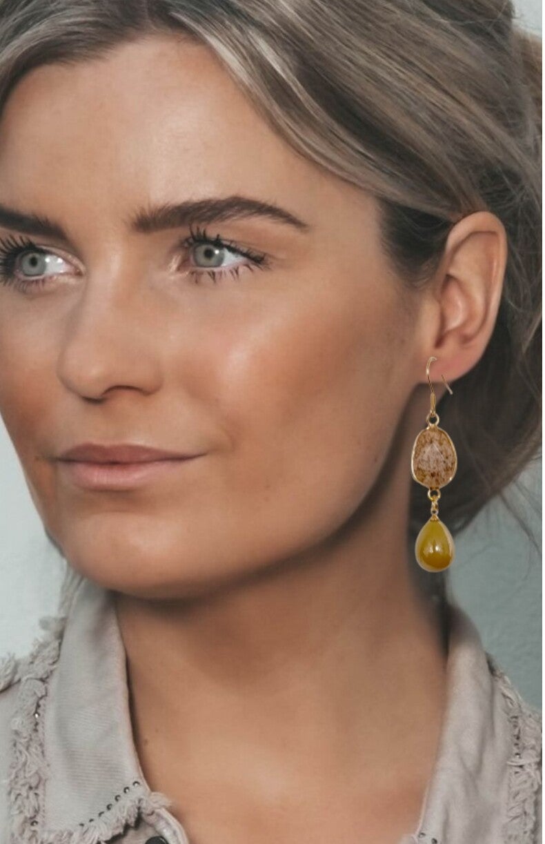 Autumn girl oorbellen