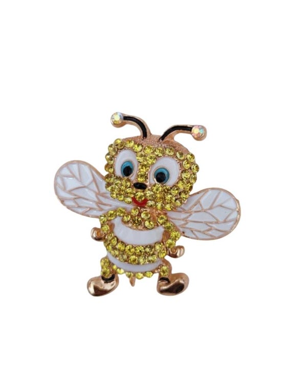 Happy bee broche