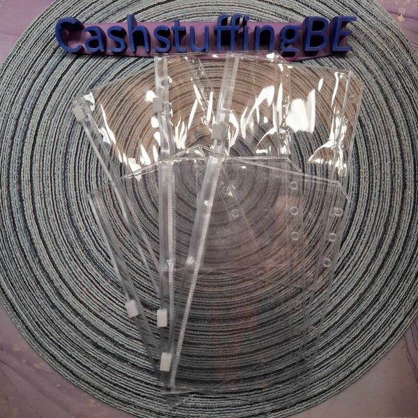 A6 zippermapje clear