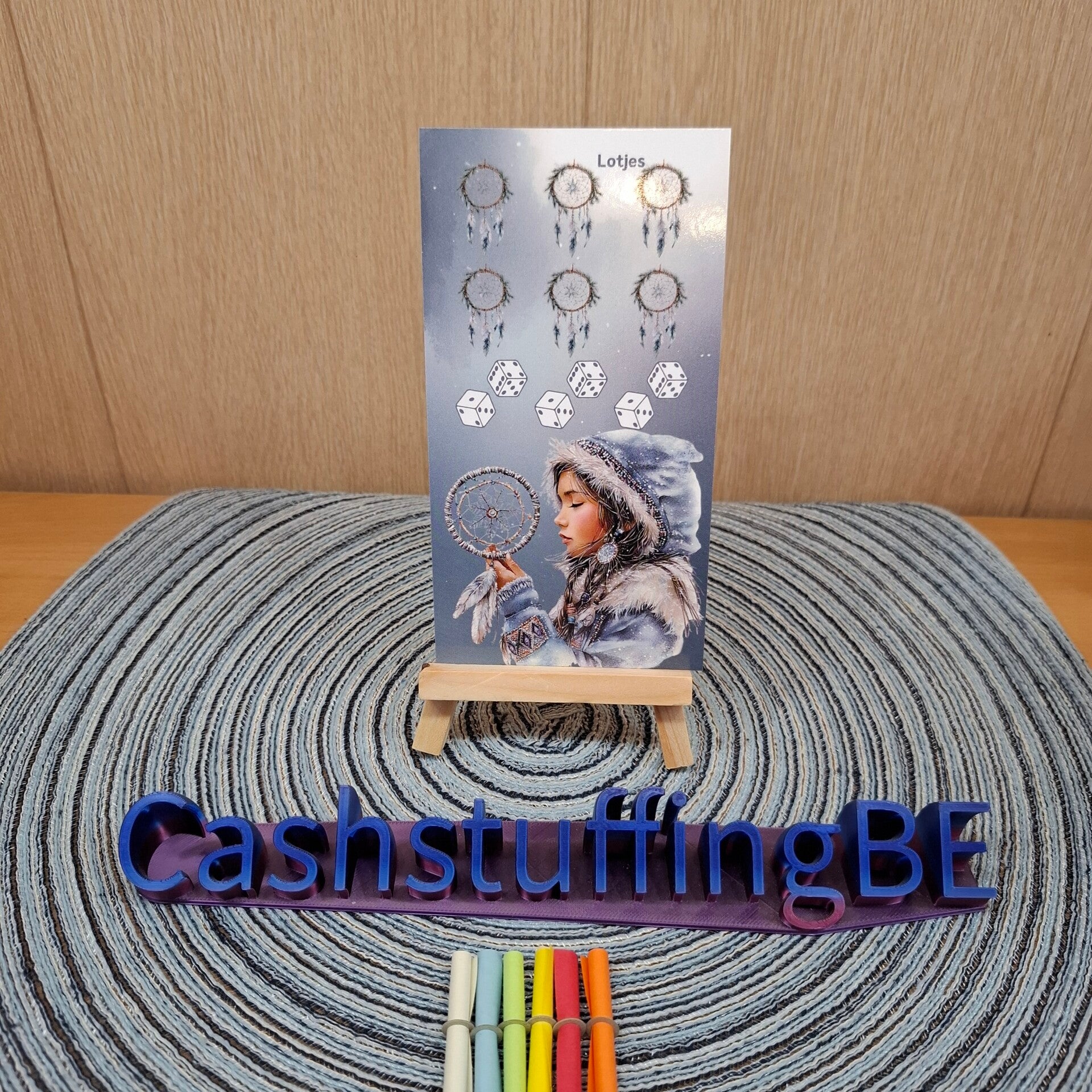 Alaskan girl with dream catchers