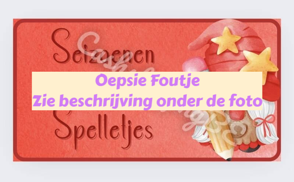 Seizoenen vol spelletjes