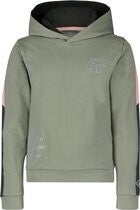 4President meisjes hoodie Opal Light Olive