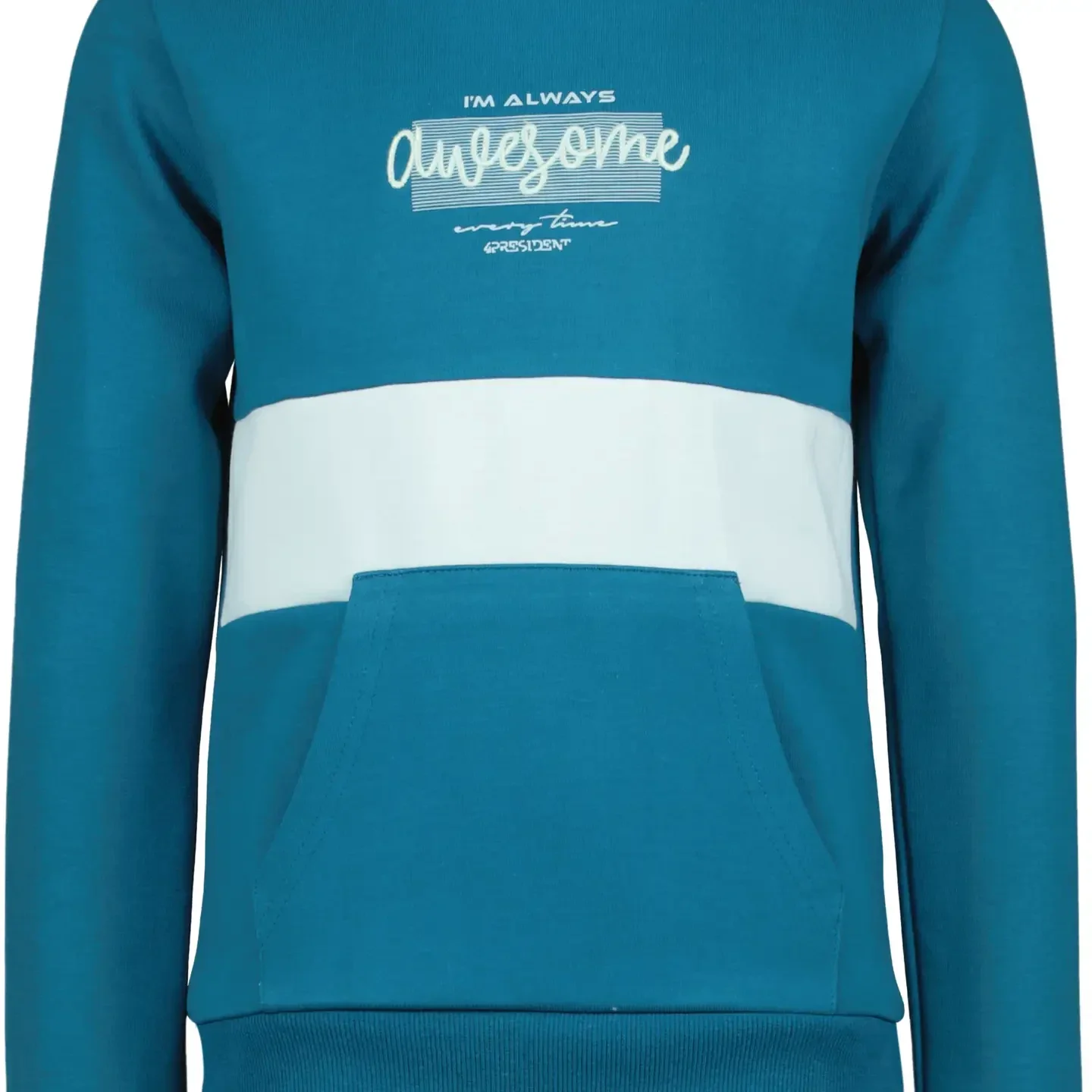 4PRESIDENT Sweater jongens - Blue Coral