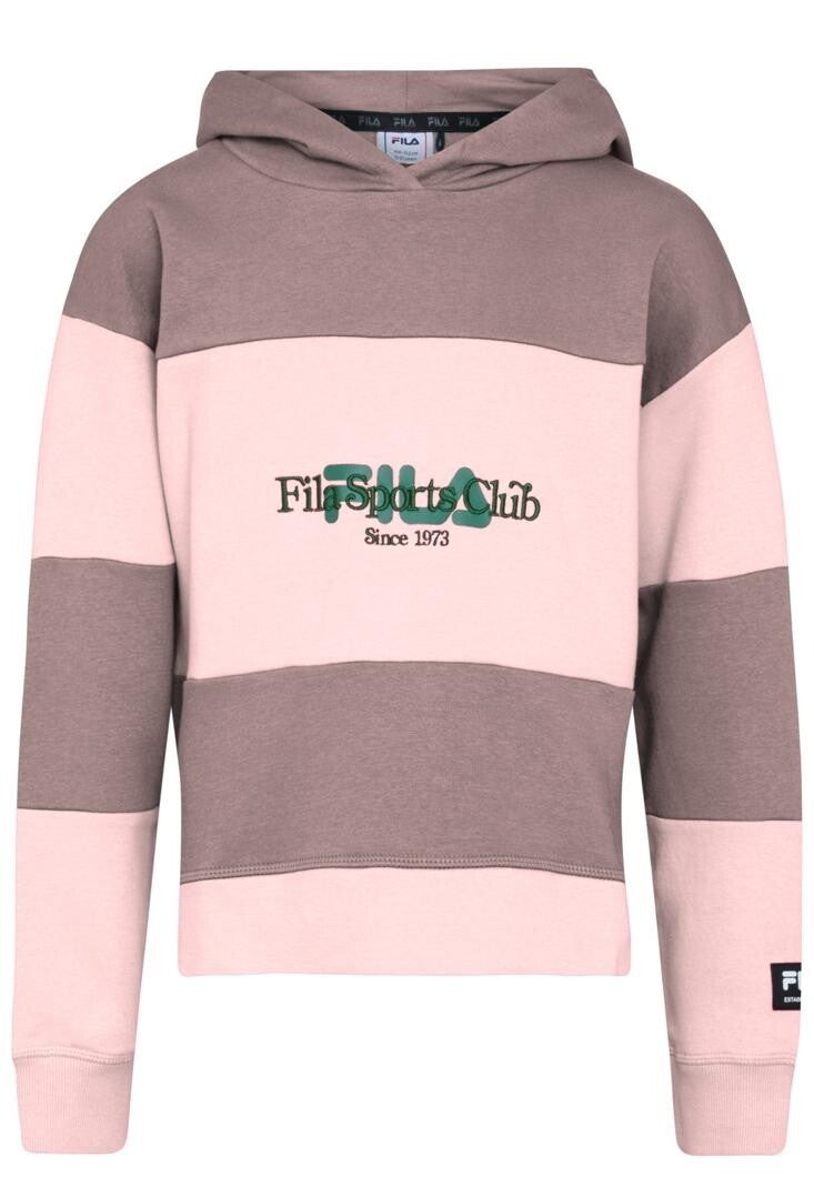 FilaTOBLACH - cropped sweatshirt met capuchon Valerian-black