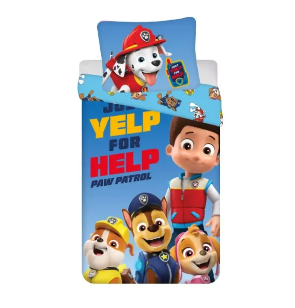 Paw Patrol Dekbedovertrek, Help - Eenpersoons - 140 x 200 cm - Katoen
