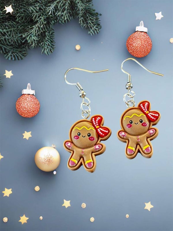 Gingerbread Girl Earrings