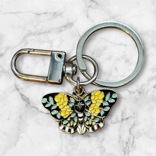 Moth Keychain