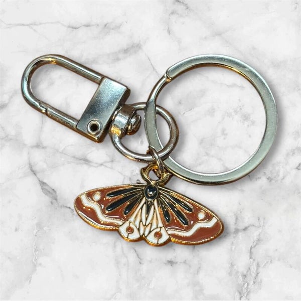 Moth Keychain